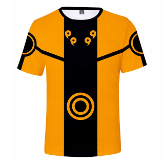 NARUTO - Naruto - tričko Anime s periférnou tlačou