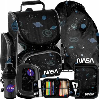 Aktovka školská taška - SADA KOZMICKÝCH CHLAPCOV NASA TORNISTER SCHOOL