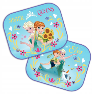 Elsa Frozen - ND15_9317 Bočné záclony 2 ks 44 * 35cm mrazené