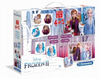 Elsa Frozen - ND17_GR-8569 CLEMENTONI EDUKIT 4IN1 LAND OF ICE 180