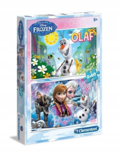 Elsa Frozen - Nd17_PU-5582 Clementoni Puzzle 2x60el mrazené Krain