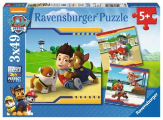 PAW Patrol - ND17_PU-6257 Puzzle 3x49EL PSI PATROL - najlepšie p