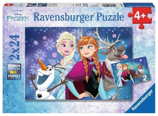Elsa Frozen - ND17_PU-6399 Puzzle 2x24EL FROZEN AURORA POLAR 09