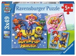ND17_PU-7610 Puzzle 3 × 49El Psi Patrol 080366 RAVEN