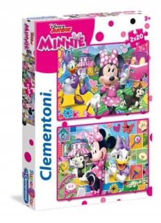 Minnie Mouse - ND17_PU-7968 Clementoni Puzzle 2x20el Minnie Happy