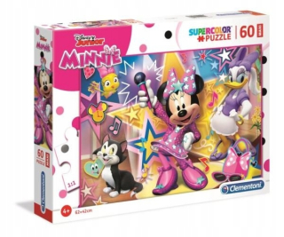 Minnie Mouse - ND17_PU-8700 CLEMENTONI PUZPLECH 60EL MAXI SUPER KOL