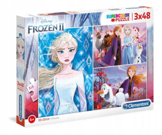 Elsa Frozen - ND17_PU-8840 Clementoni Puzzle 3x48el Pozemok ľadu