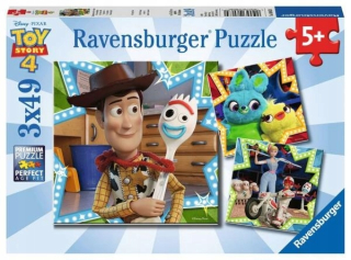 TOY STORY - ND17_PU-8937 Puzzle 3x49el Toy Story 4 080670 Rave