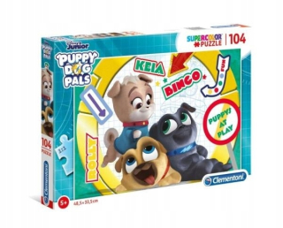 BING A PRIATELIA - ND17_PU-9089 Clementoni Puzzle 104EL PUPPY DOG PAL