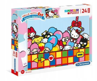 HELLO KITTY ND17_PU-9095 Clementoni Puzzle 24EL MAXI Ahoj Hello