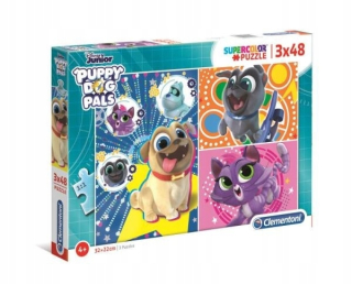 BING A PRIATELIA - ND17_PU-9221 Clementoni Puzzle 3x48el Puppy Dog Pa