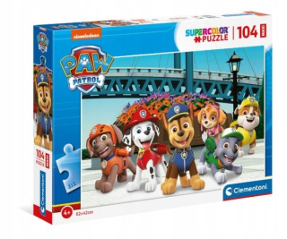 PAW Patrol - ND17_PU-9731 CLEMENTONI PUZZLE 104EL MAXI DOG PATR