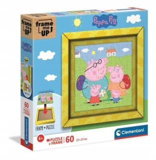 Pepa Pig - ND17_PU-9762 Clementoni Puzzle 60el Rase Me Urea Saint