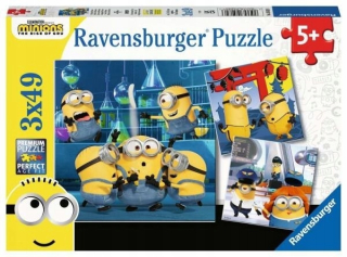 Mimoni  - ND17_PU-9788 Puzzle 3x49EL MINIONKI 50826 RAVENSBU