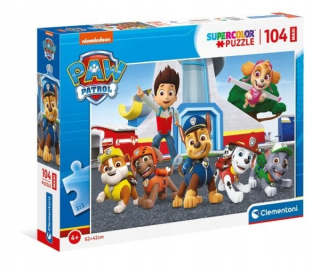 PAW Patrol - ND17_PU-9842 Clementoni Puzzle 104EL Maxi Paw Patr
