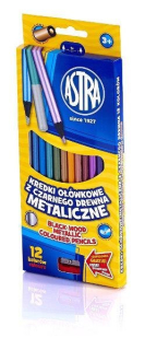 ND17_SZ-65697 Ceruzky CRAYONS Čierny drevený kov