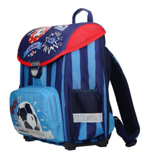 Aktovka školská taška - ND17_SZ-66365 Schoolbag Premium Football B