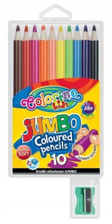 ND17_SZ-72837 ceruzky crayons round jumbo 10 kol
