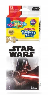 STAR WARS - ND17_SZ-75428 Dvojité farby v trubiciach 12 farieb 12