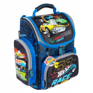 Aktovka školská taška - ND17_SZ-75975 Schoolbag Hot Wheels Mkml Ma