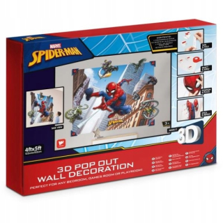 SPIDERMAN - ND17_ZB-110520 Promo Wall Decor 3D Spider-M