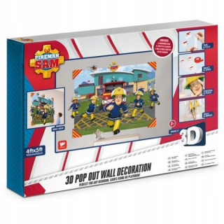 Požiarnik Sam - ND17_ZB-110522 Promo Wall Decor 3D Hasič