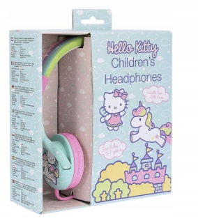 HELLO KITTY ND17_ZB-120471 Detské slúchadlá Ahoj Kitty jesť