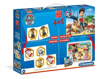 PAW Patrol - ND17_ZB-123957 Clementoni Edukit 4W1 PAW PATROL /