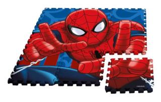 SPIDERMAN - ND17_ZB-126720 Pena rohože puzzle 9 prvky SP