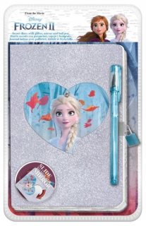 Elsa Frozen - ND17_ZB-126764 Denník s visiacim zámkom Lord of Ice WD20
