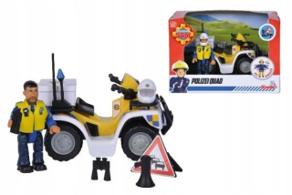 Požiarnik Sam  - ND17_ZB-128865 Firefighter Sam Polícia Quad z FIGURK