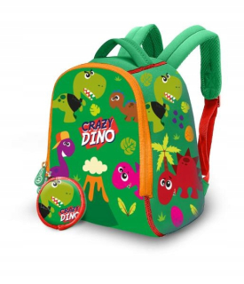 Detský batoh - ND17_ZB-133014 Neoprénový batoh 25cm Crazy Dino K