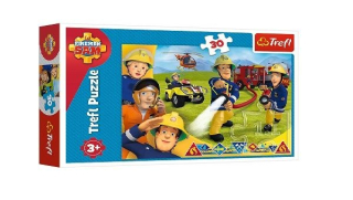 Požiarnik Sam  - Nd22 _ *** TREFL Puzzle 30 Ready Pomoc A Fawer Sam