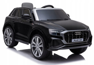 ND24_5506 Auto na batériu Audi Q8 JJ2066 Čierna lakovaná 5903802452037
