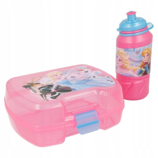 Elsa Frozen - ND38_17967 Mrazené - raňajky + fľaša na vodu (420 ml)
