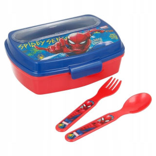 SPIDERMAN - ND38_37909 Spiderman - LunchBox s príborom (lyžica