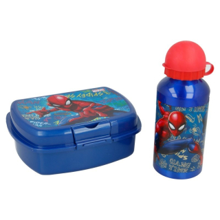 SPIDERMAN - ND38_37963 Spiderman - LunchBox Set + Fľaša A