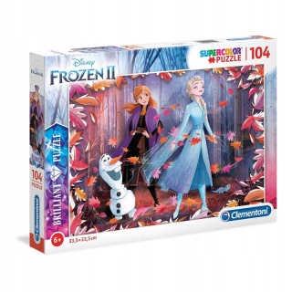 Elsa Frozen - ND38_457846 Clementoni - Puzzle Frozen 104 ELE.
