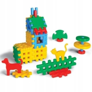 Super Mario - ND39_407837 -Klocki Constica Waffles 31el Mario Maly D