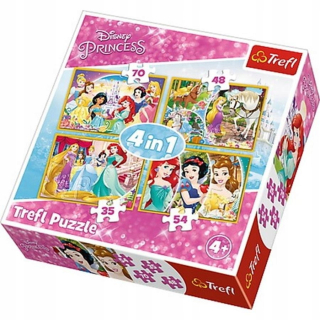 ND39_431083 -Puzzle 4in1 TREFL 34309 Radostný deň