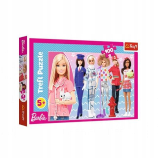 Barbie - ND39_445766 -Puzzle 100EL TREFL 16385 Môžete byť K