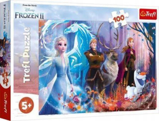 Elsa Frozen - ND39_448074 -Puzzle 100el TREFL 16366 Kúzlo krajiny