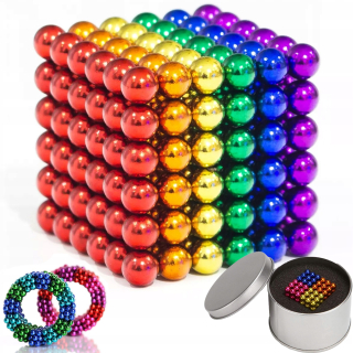 Magnetické guličky - Neocube magnetické gule 5 mm dúha 216