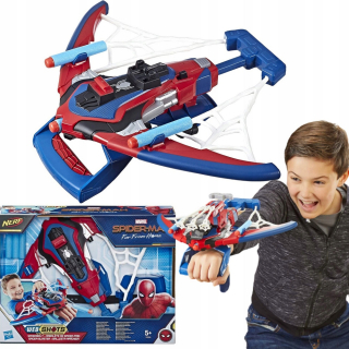 SPIDERMAN - NERF Management Spider-Man + 3 potery