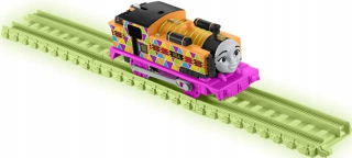 Vláčik Tomáš - Batéria + žiariace táh - trackmaster Tomek