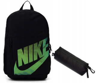 Školský batoh, taška - Nike školský batoh s puzdrom na ceruzku pre školu čiernu