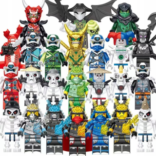 Set ninjago fórky 24 KS blokov doplnky