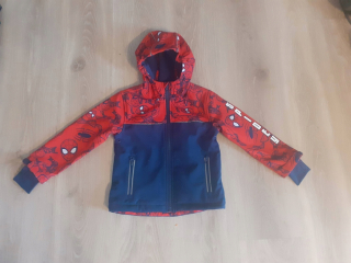 SPIDERMAN - Nový Cool Club Bunda Softshell Spiderman Veľkosť 104