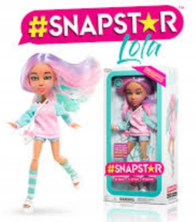 SnapStar Bábiky - Novelty Snap Star Doll Lola
