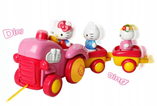 HELLO KITTY Nový Hello Kitty Big Traktory Typ hračiek